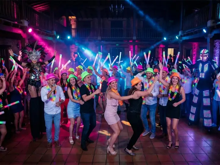 Recreacionista en hora loca en Bogotá